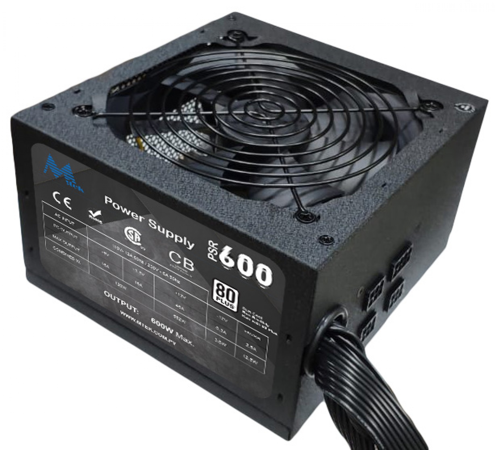 Fuente 600W 80Plus PSR-600