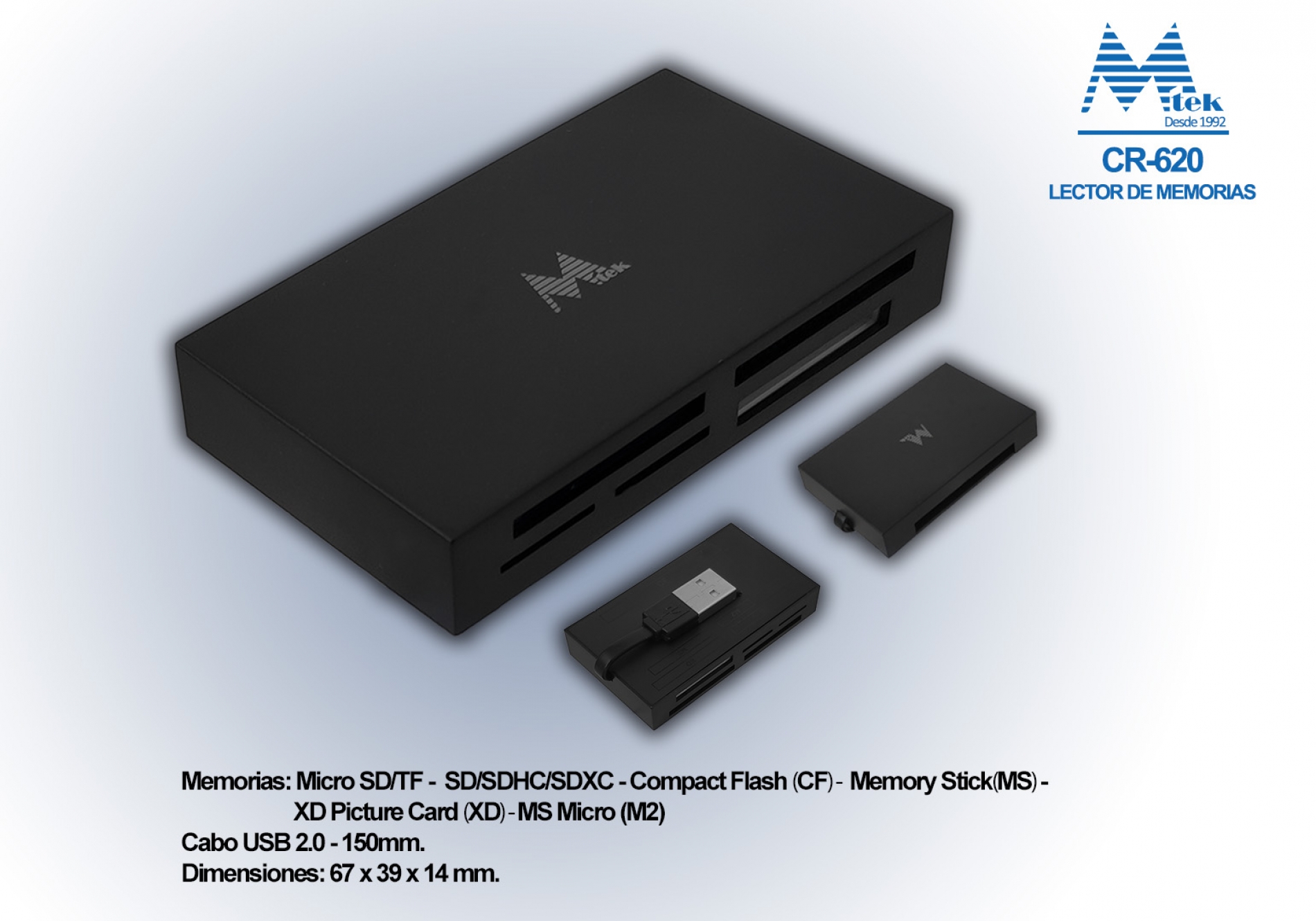 Lector de memorias - CR-620
