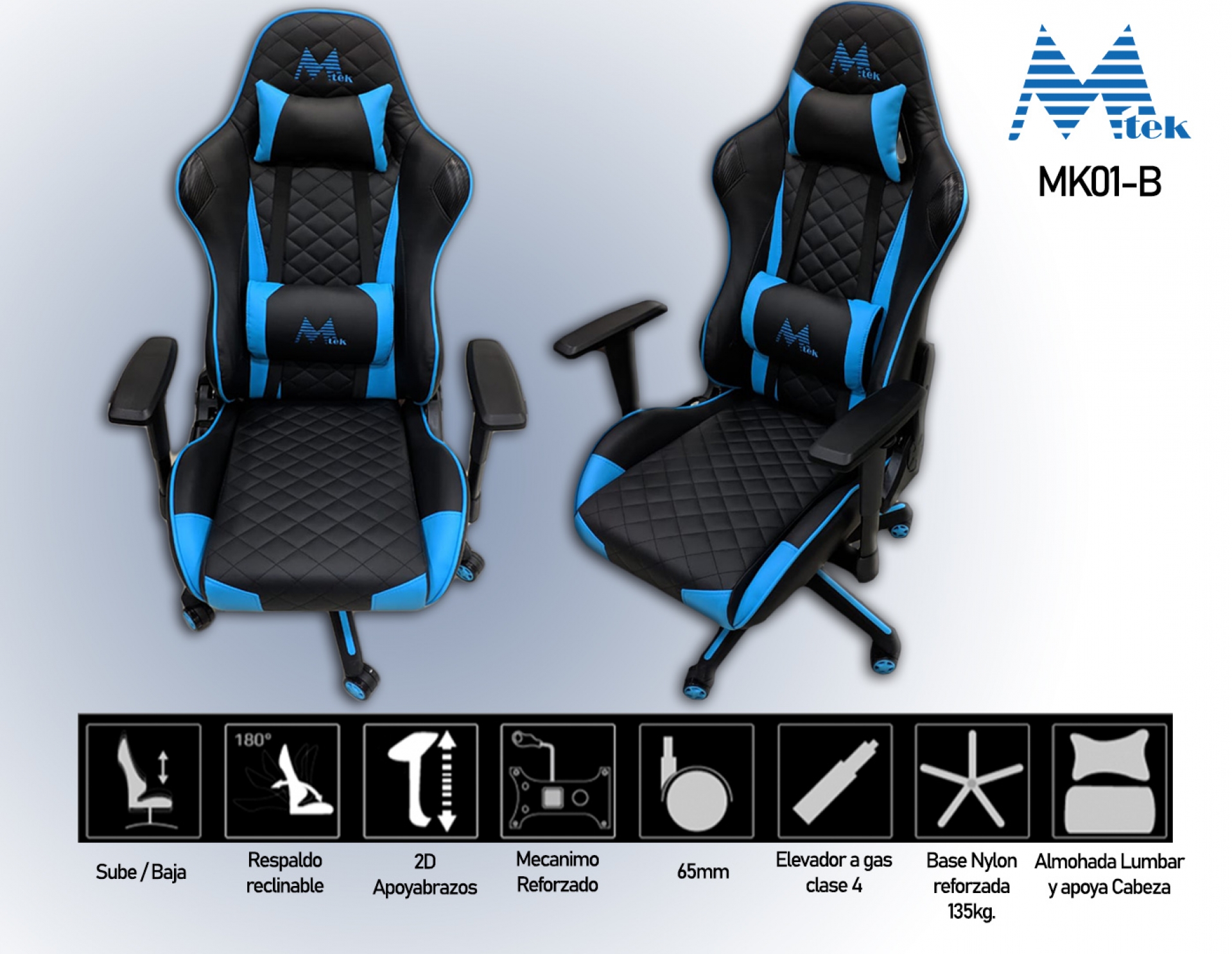 Silla Gamer MK01-B