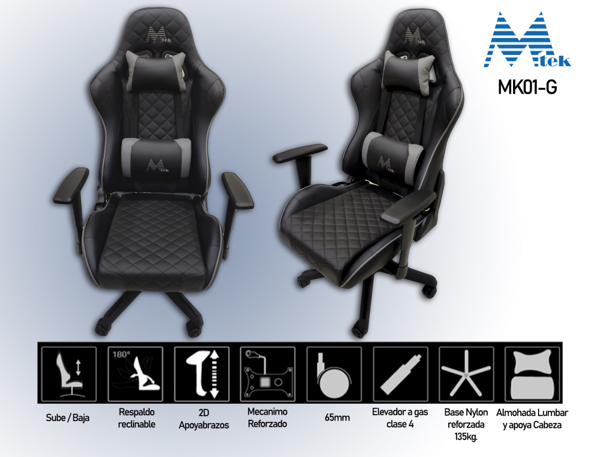 Silla Gamer MK01-G