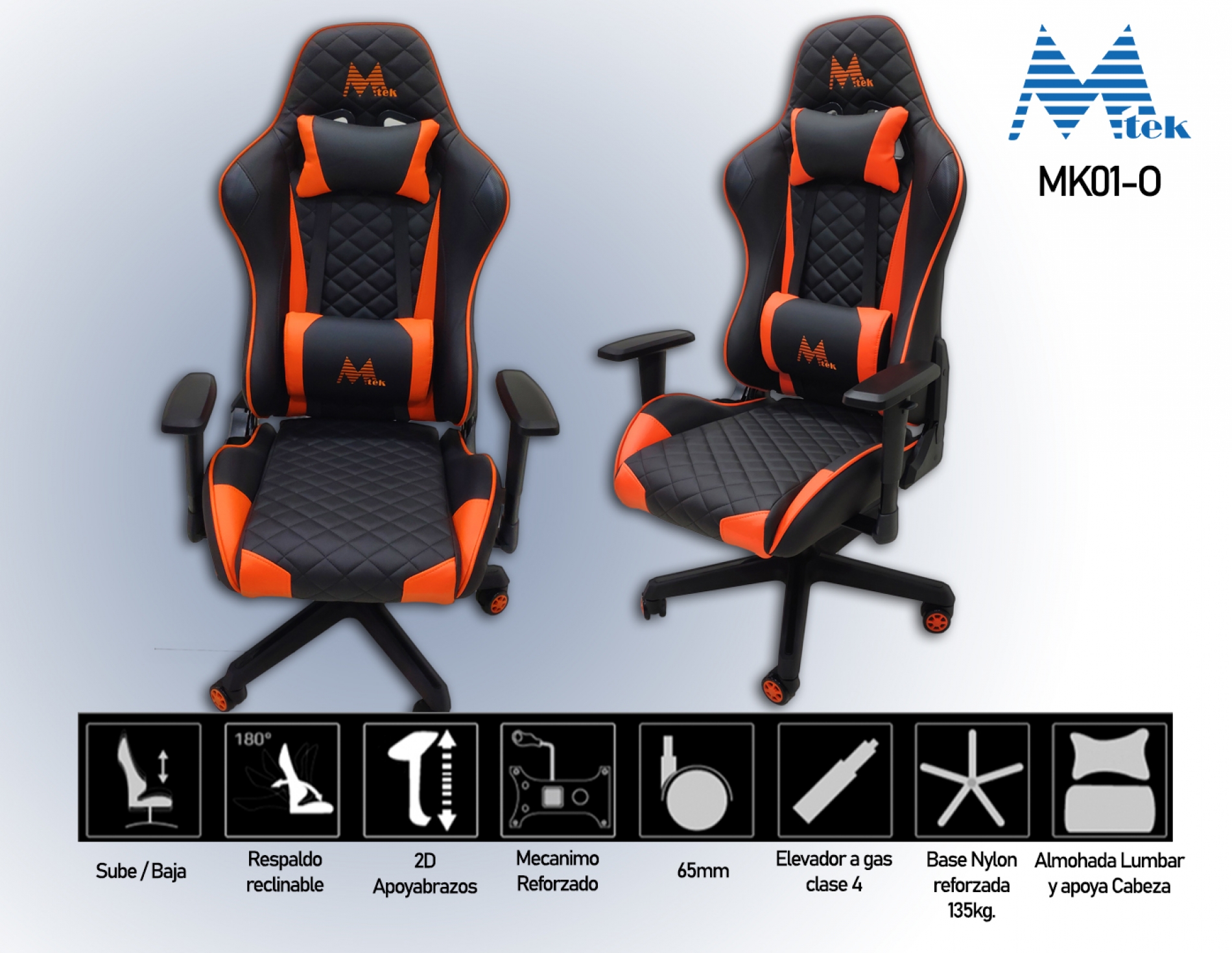 Silla Gamer MK01-O