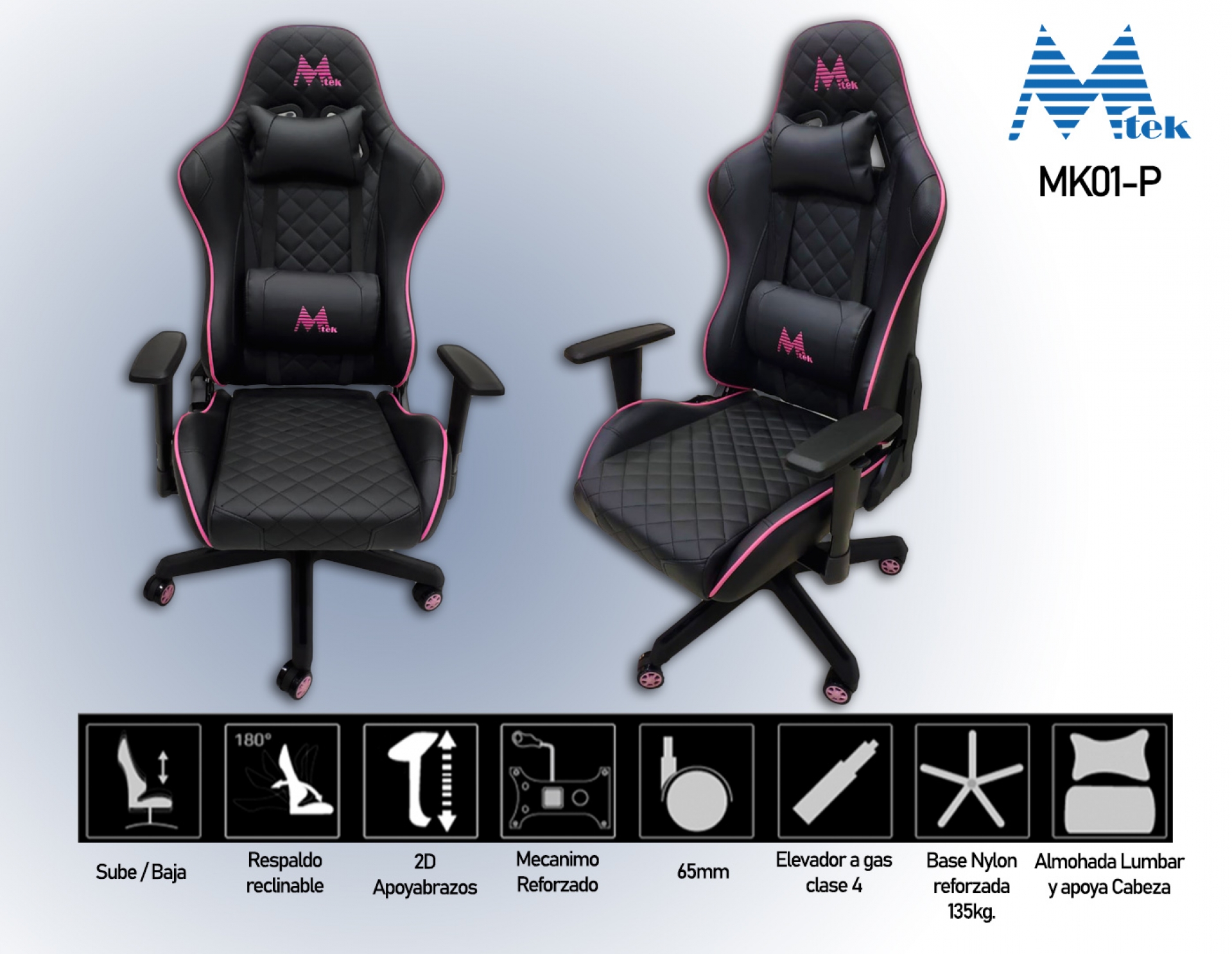 Silla Gamer MK01-P