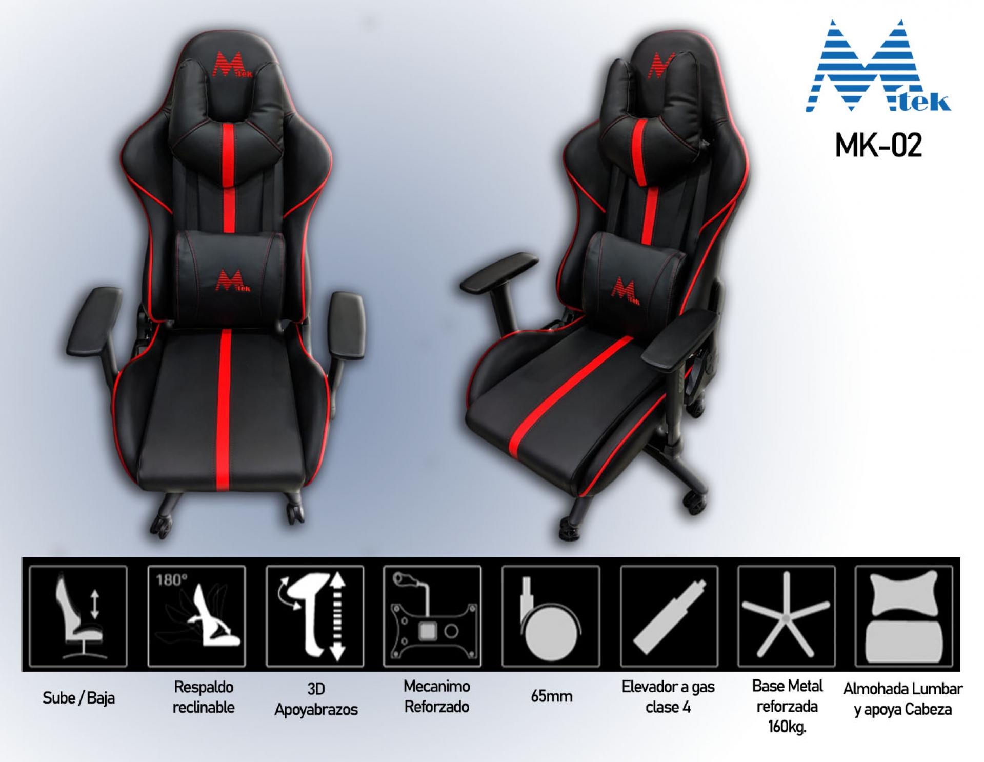 Silla Gamer MK02